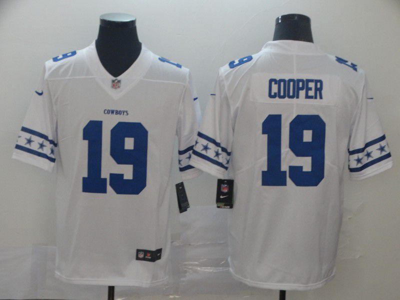 Men Dallas cowboys #19 Cooper White team logo cool edition NFL Jerseys->dallas cowboys->NFL Jersey